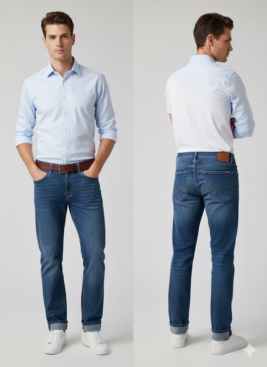 Jeans Clásicos Hombre